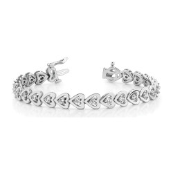 Bracelet In Line Heart