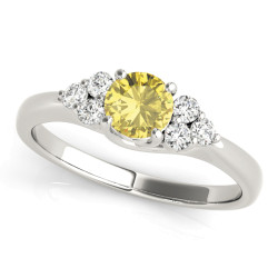 ENGAGEMENT RINGS CLUSTER SIDES