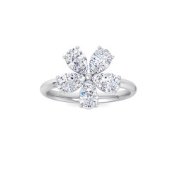 1 7/8CTTW LAB PEAR SHAPE RING