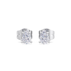 2CTTW LAB PEAR SHAPE STUDS