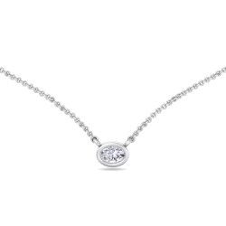 1/5CTTW LAB OVAL NECKLACE