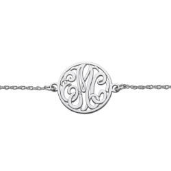 20MM 3 INITIAL MONOGRAM BRACELET